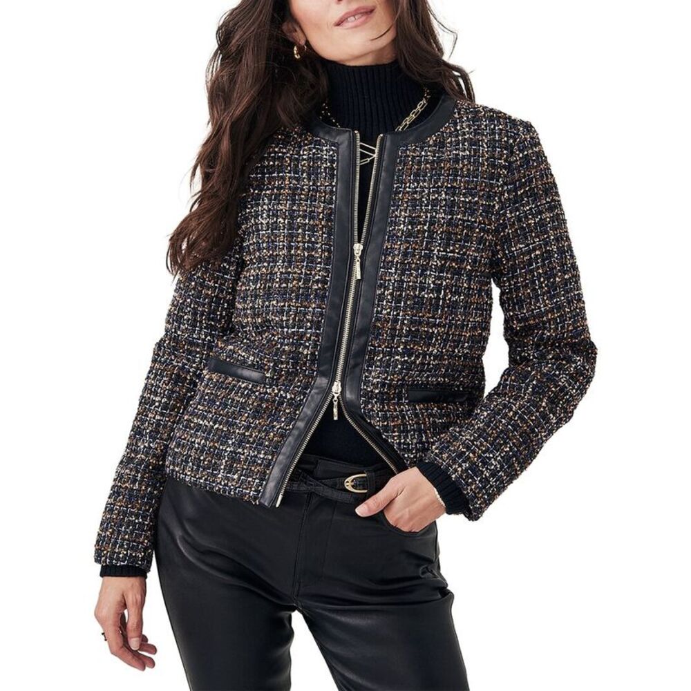 J.Mclaughlin Womens  Hughes Outerwear, Black